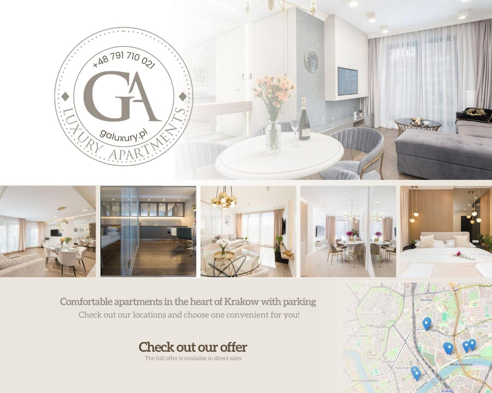 Ga Luxury Apartments M45 Краков Экстерьер фото